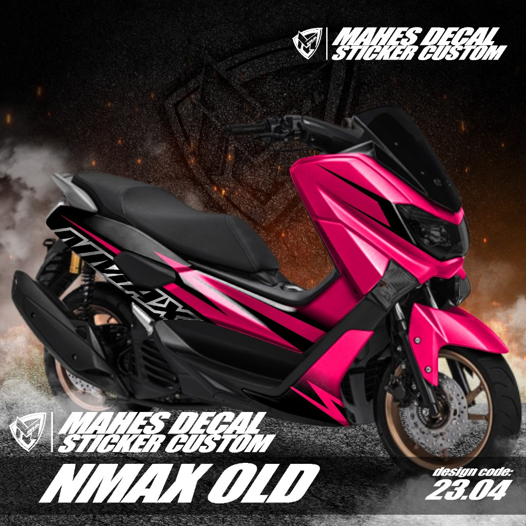 Mahes Decal - Decal Sticker Nmax Old Fullbody 2015 2016 2017 2018 2019 Decal Nmax Old Full Body polo