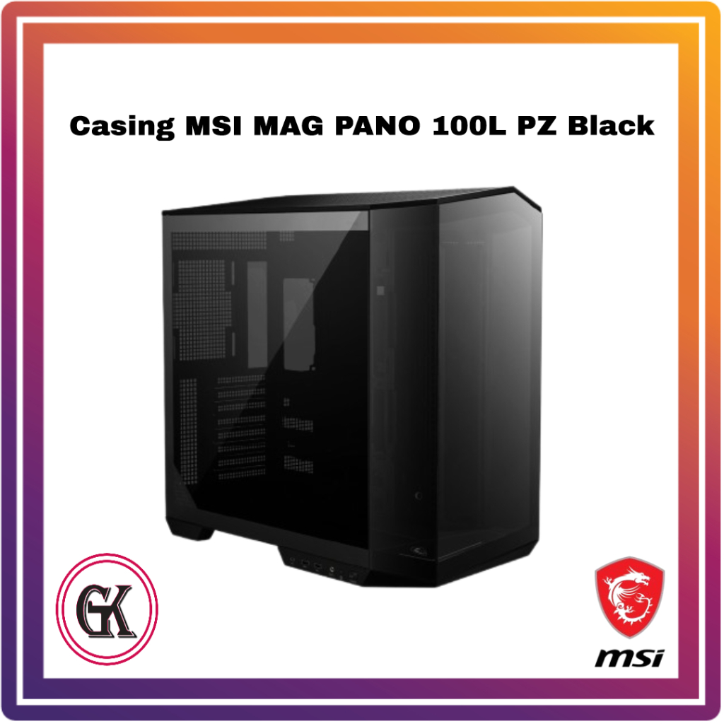 Casing MSI MAG PANO 100L PZ [ ATX / Micro-ATX ] - Black