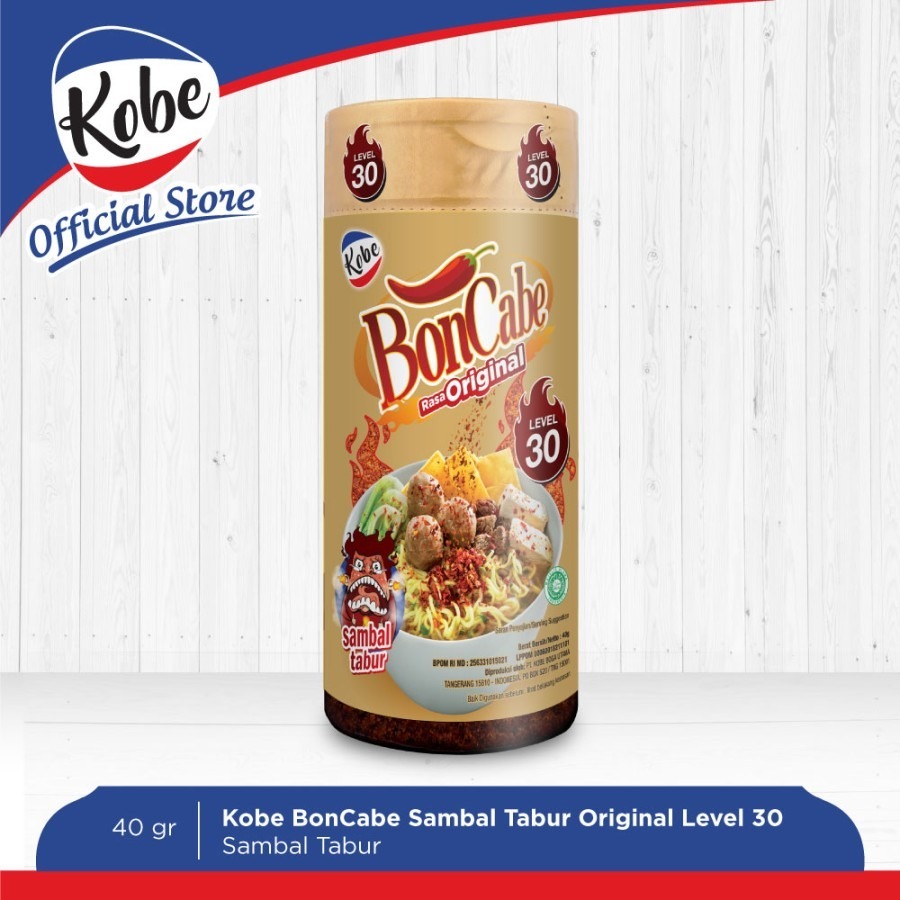 

BONCABE ORIGINAL BOTOL 40 GR LEVEL 30 SAMBAL TABUR