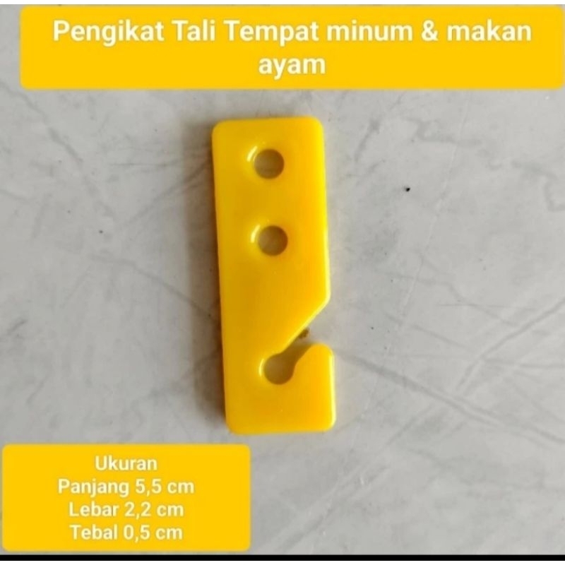 Adjuster Plate Pengikat tali tempat Makan & minum Ayam