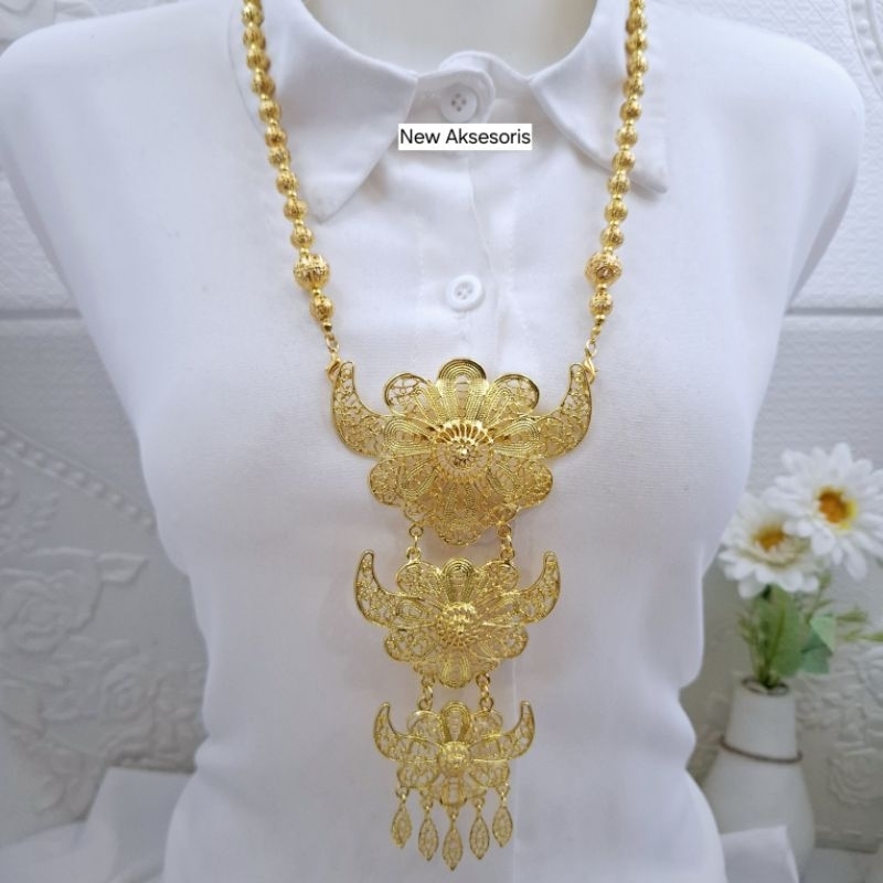 RcWL Kalung Bros kebaya Kutubaru Susun Jurai Aksesoris Fashion Pin Hijab