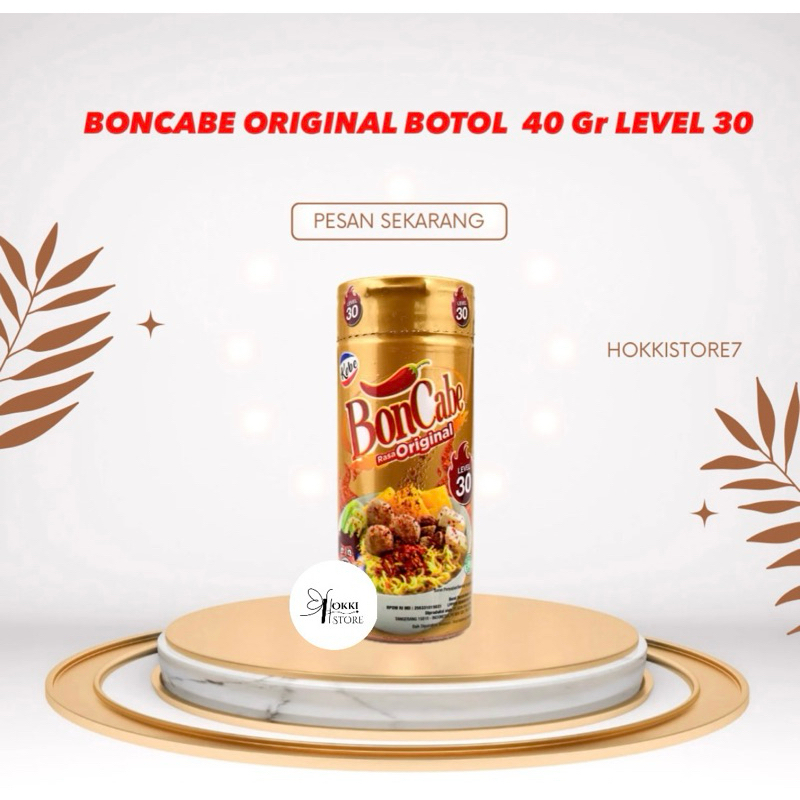 

BONCABE ORIGINAL BOTOL 40 GR LEVEL 30 SAMBAL TABUR