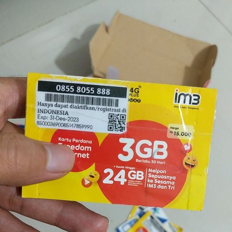 NOMER CANTIK SERI BOSS 888 3VARIAN NOMER CANTIK INDOSAT
