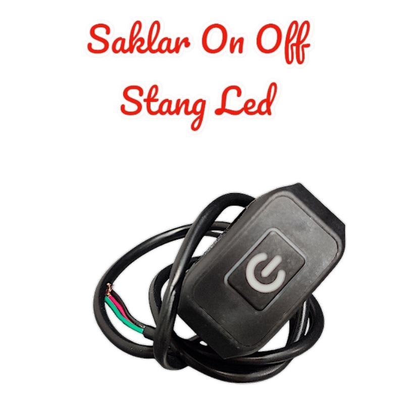 Saklar Stang On Off Saklar On Off Lampu led di Stang Plus Lampu Indikator LED