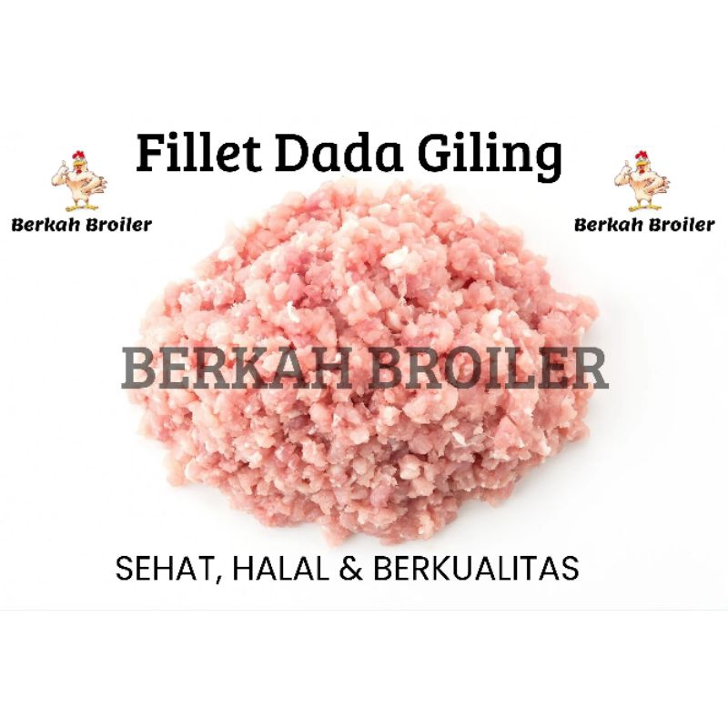 

Fillet Dada Ayam Giling / Boneless Dada Ayam Giling 1kg