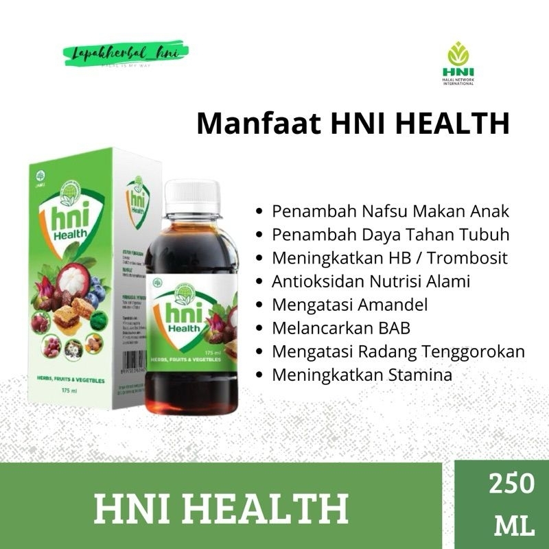 EXTRA FOOD/HNI HEALTH extra madu penambah nafsu makan anak