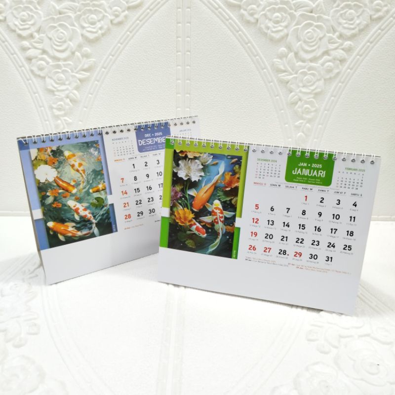 

Kalender Meja Duduk Gambar Ikan Koi Keberuntungan 915 (ukuran 21 cm x 16 cm) Tahun 2025