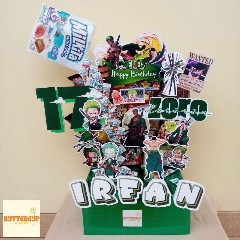 

Mading Snack Tower Small size Untuk Birthday, Graduation, Khitanan dan acara spesial lainnya