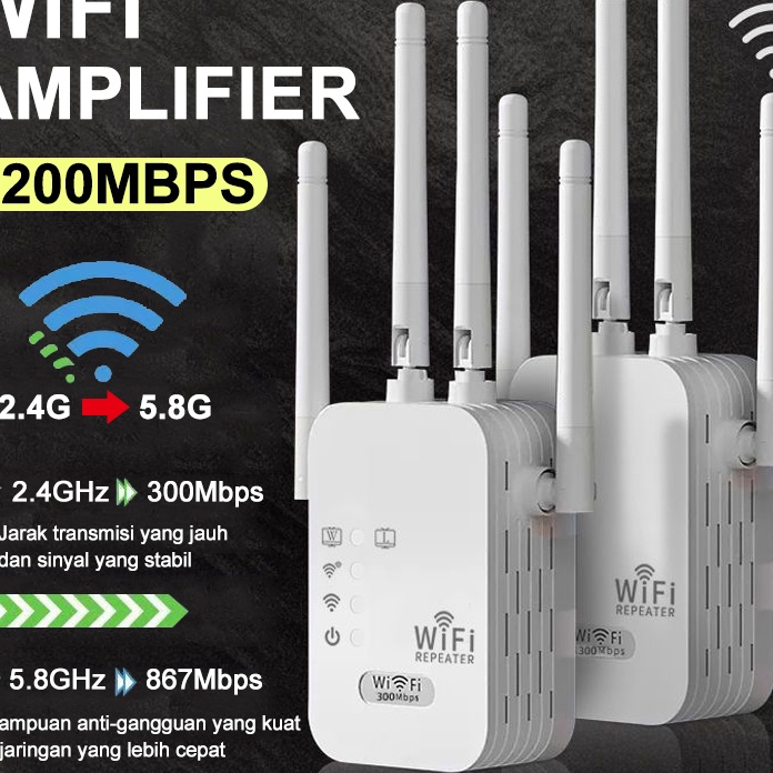 FG2 3M WIFI Repeater WIFI Extender Wireless Wifi Range Extender Router Repeater Penguat Snal Wifi Wi