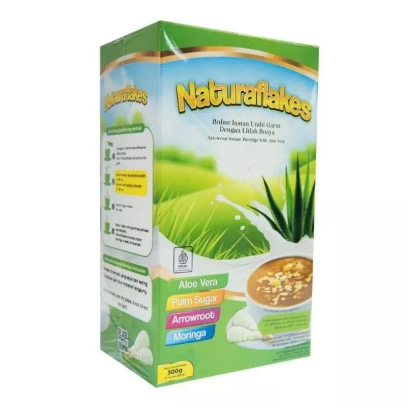 

NATURAFLAKES ORIGINAL 100% - BUBUR INSTAN UMBI GARUT ISI 10 SACHET - ORI