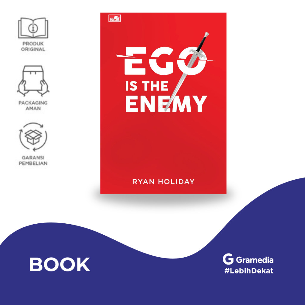 Buku Self Improvement - Ego Is The Enemy - Gramedia Jember