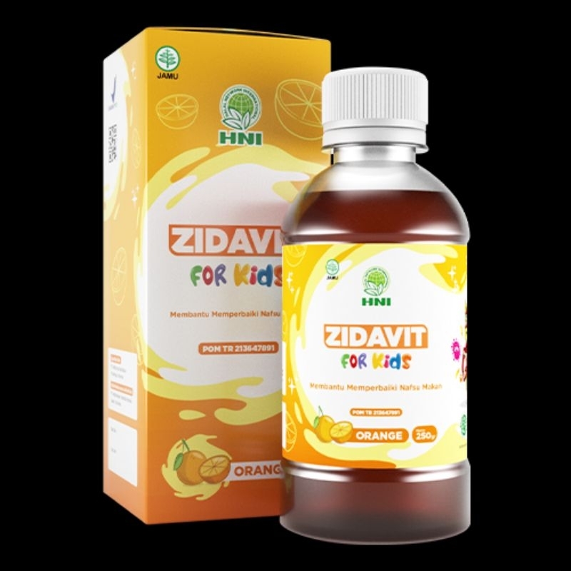 

Zidavit Kids HNI HPAI suplemen vitamin anak untuk nafsu makan dan kecerdasan