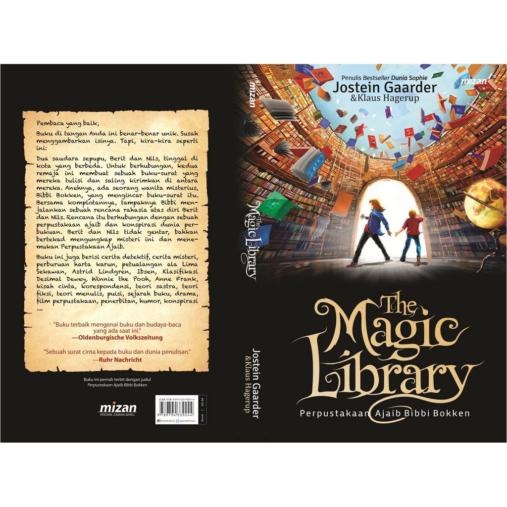Novel/Buku Preloved The Magic Library Karya Jostein Gaarder