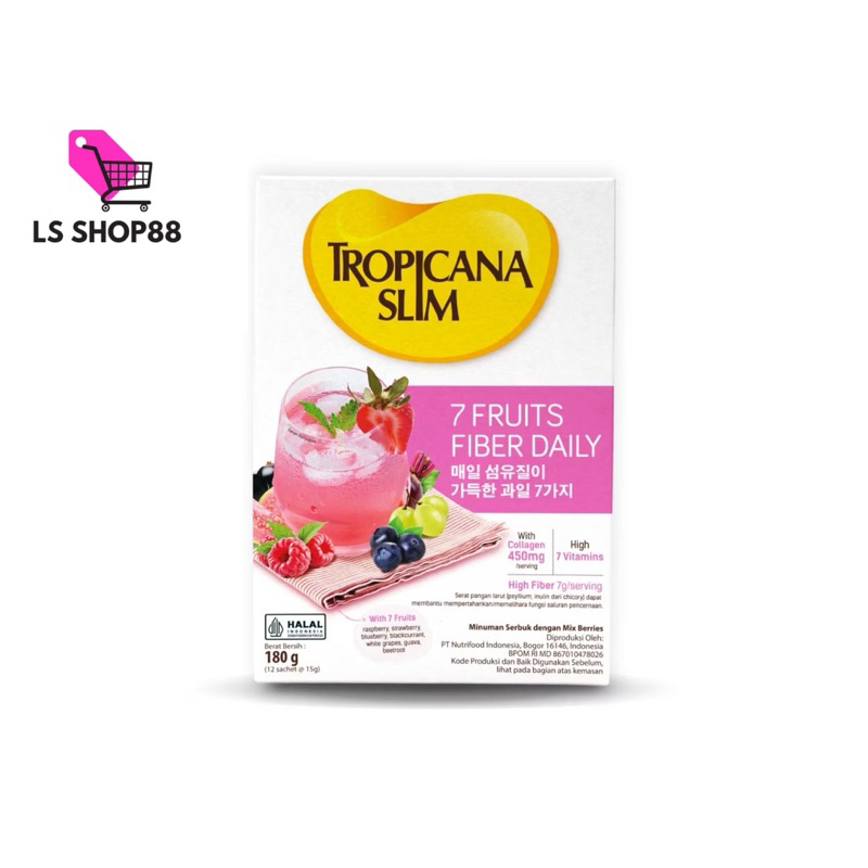 

Tropicana Slim 7 Fruits Fiber Daily