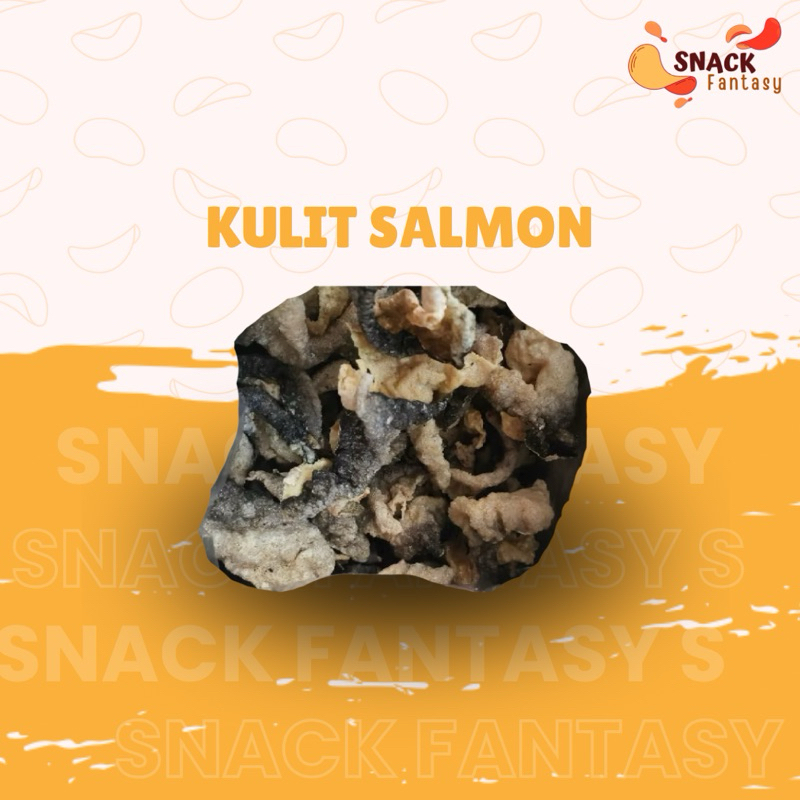 

Snack Fantasy | 50 Gram kulit salmon crispy terlaris premium harga murah di jatim