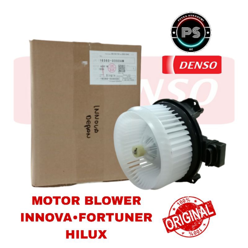 MOTOR BLOWER AC MOBIL INNOVA FORTUNER HILUX DEPAN ORIGINAL DENSO