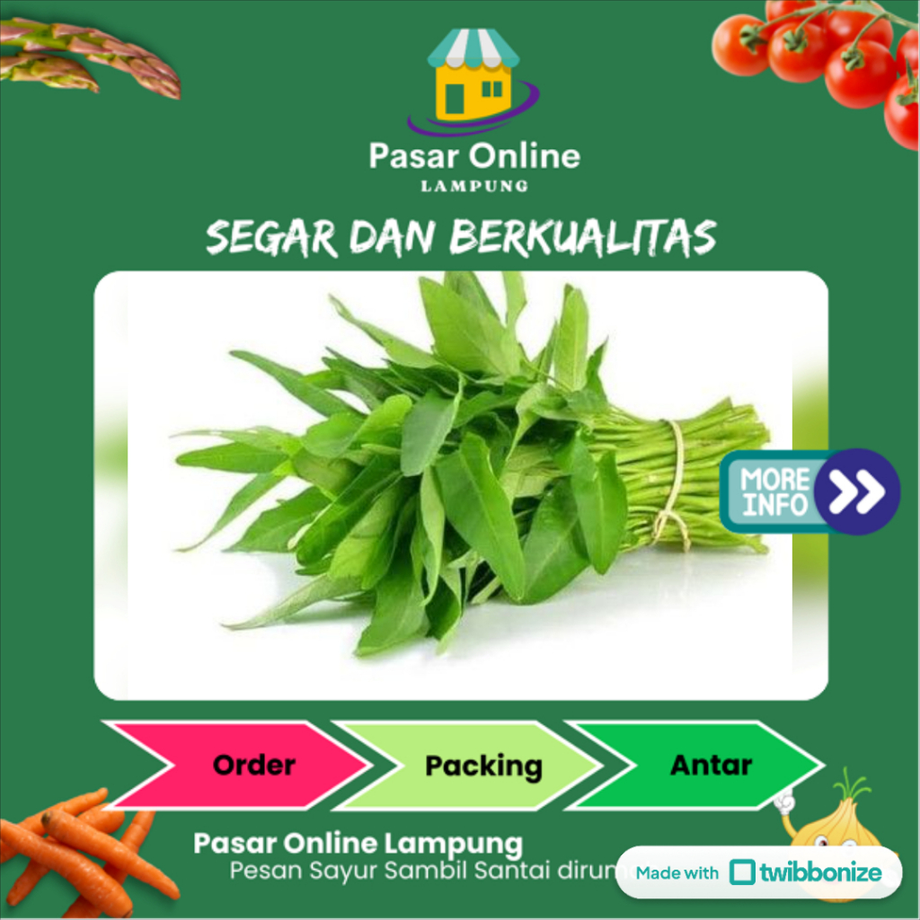 

Kangkung Segar per ikat Pasar Online Lampung