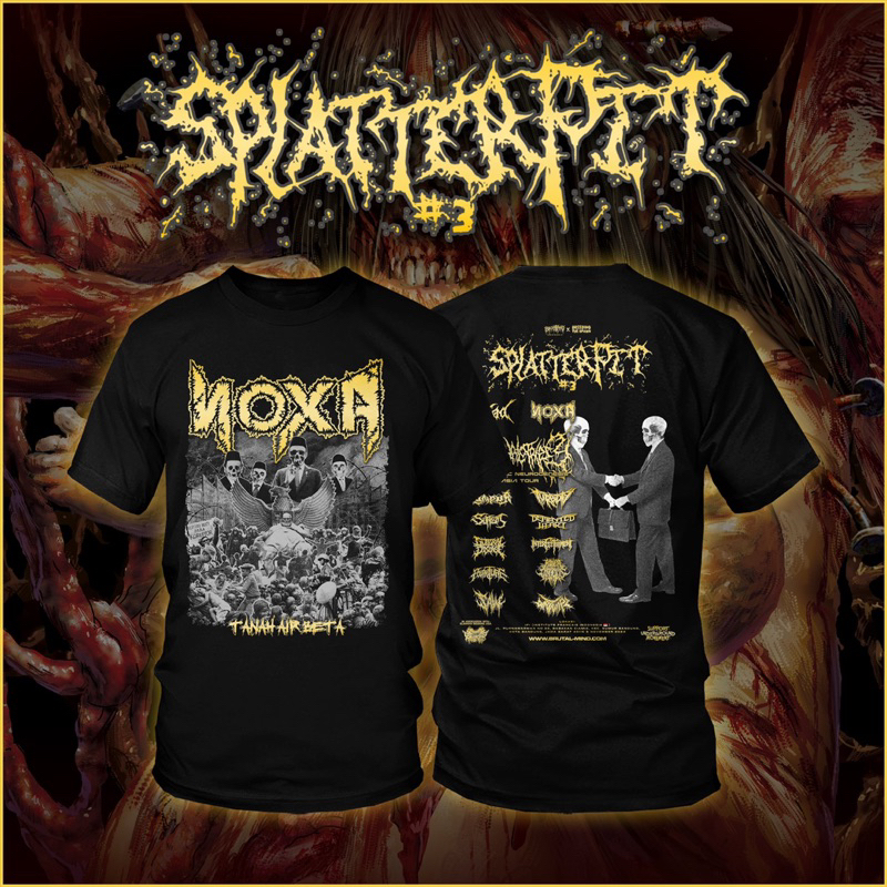 NOXA splatter pit 3 art- TSHIRT ORIGINAL official released By Brutalmind