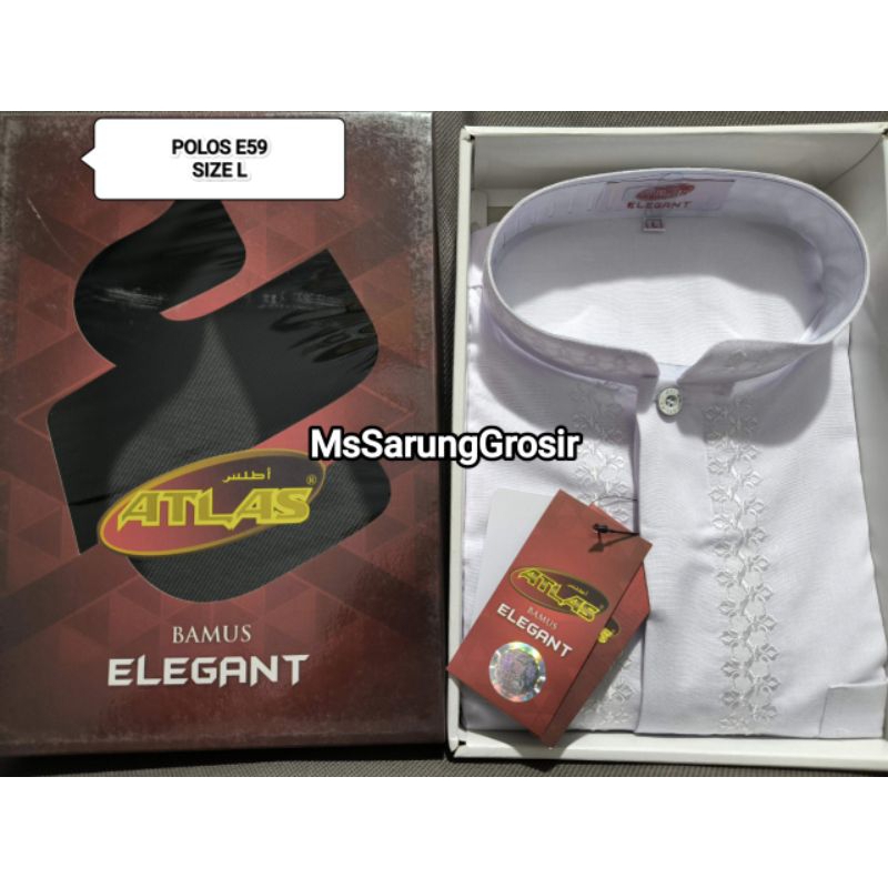 Bamus Koko Atlas Elegant Lengan Panjang