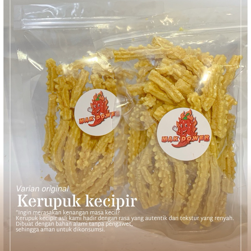 

krupuk kecipir original - snack - makanan ringan - camilan