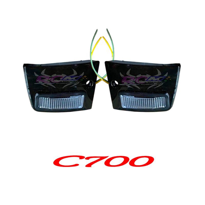 Lampu Sayap depan Senja Honda C700 Super Cub reflektor top berkualitas