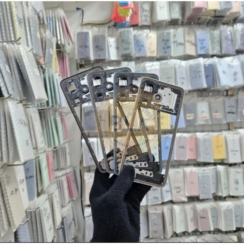 BEZEL TUTUP MESIN TULANG TENGAH BEZEL INFINIX HOT 30i X669