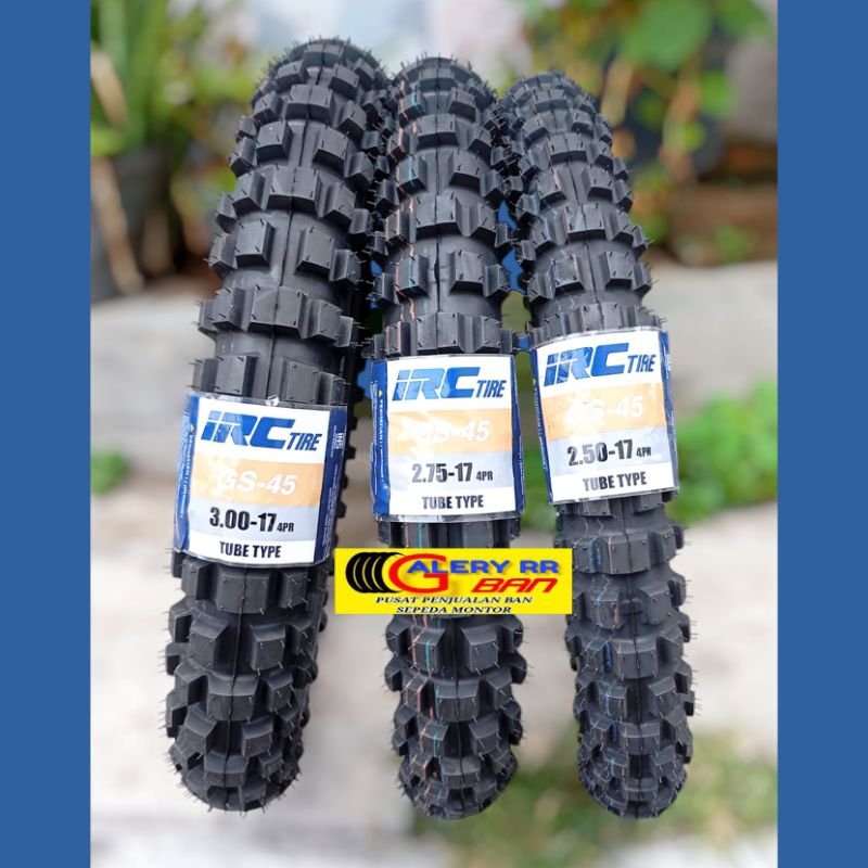 Terlaris Ban Irc Gs45 250-17 , 275-17 , 300-17 Ban Cros Ban Cangkul Ban Trail Ban Montor Satria