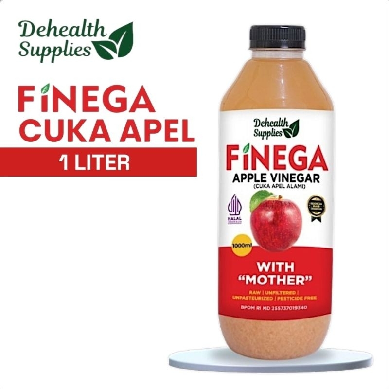 

Dehealth Supplies | FINEGA - CUKA APEL LEMON NENAS | 1 LITER - BOTOL PLASTIK