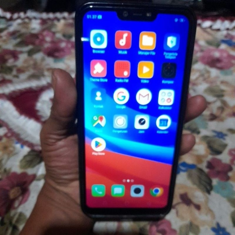 hp oppo a3s 2/16 bekas mulus lcd lokal CPH 1853 negoo