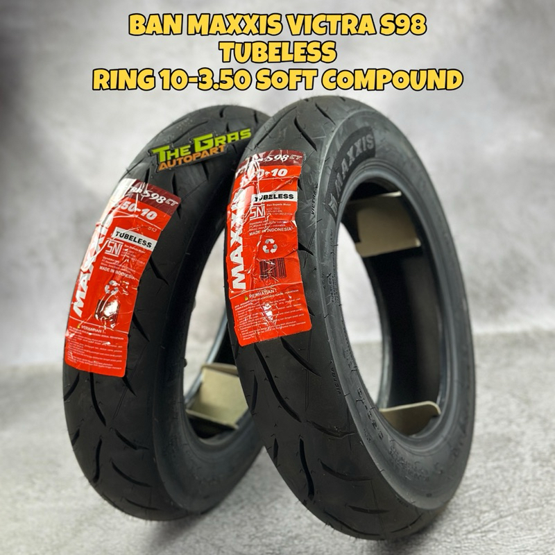 Ban Vespa Ring 10 Maxxis Victra Ring 10 350 Vespa Px Excel Sprint Tubless