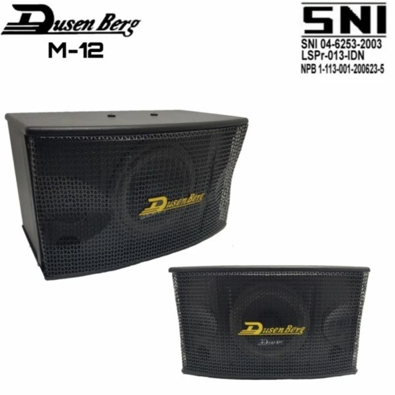 Speaker Pasif 12 inch Dusenberg M12 Original Garansi Resmi 2 Tahun