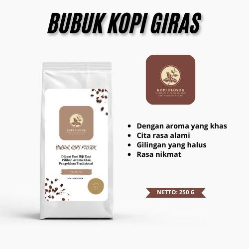 

Bubuk Kopi Giras Murni 250g [[ Murah & Berkualitas]]