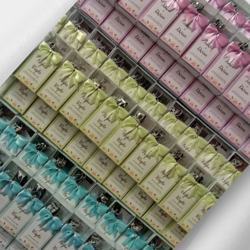 Isi 50 Pcs Souvenir Pernikahan Gunting Kuku Kecil