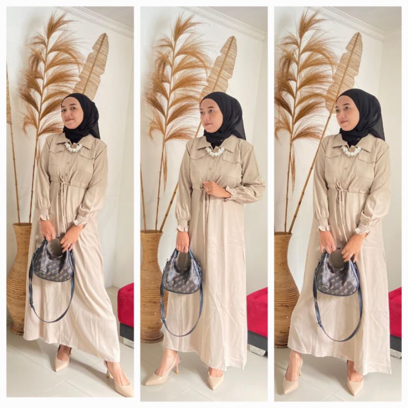 elena dress gamis kekinian gamis wanita dress wanita