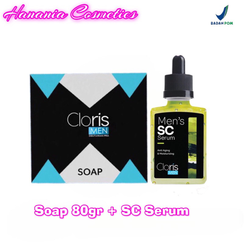♥️Hanania♥️ Clorismen PAKET Clorismen Soap 80gr + SC Serum Original Asli BPOM