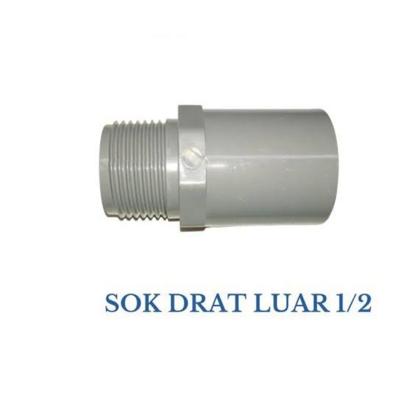 ￼Sok Drat Luar 1/2 INCH