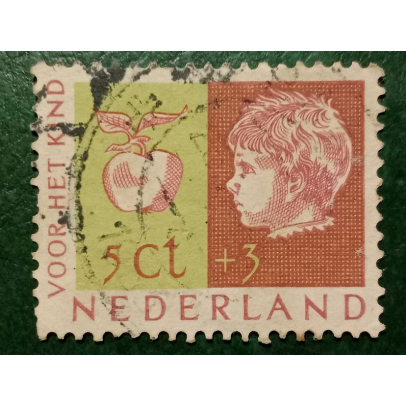 

Prangko Nederland 5 Ct +3 Children's Stamp Tahun 1953 USED