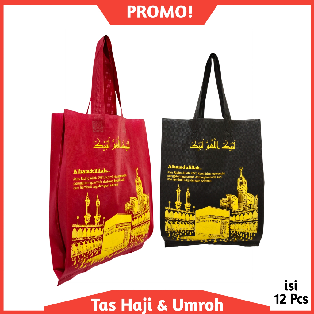 

Tas oleh-oleh haji dan umroh T35x25x8 ISI 1 LUSIN (12 PCS)