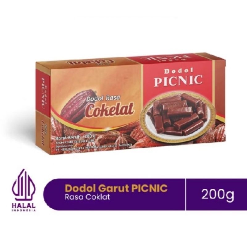 

Dodol Picnic Rasa Cokelat Khas Garut 200 Gram