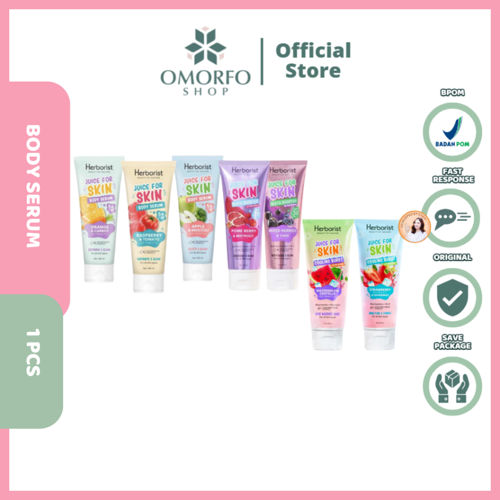 [Omorfo]  HERBORIST Juice For Skin Body Serum 180gr