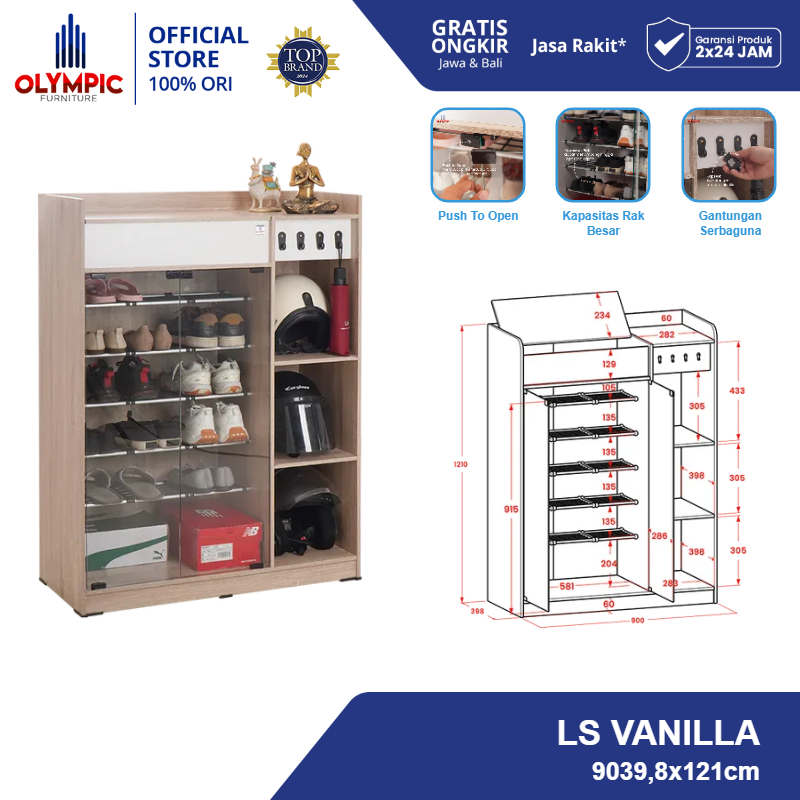 Olympic Lemari Sepatu / LS Vanila