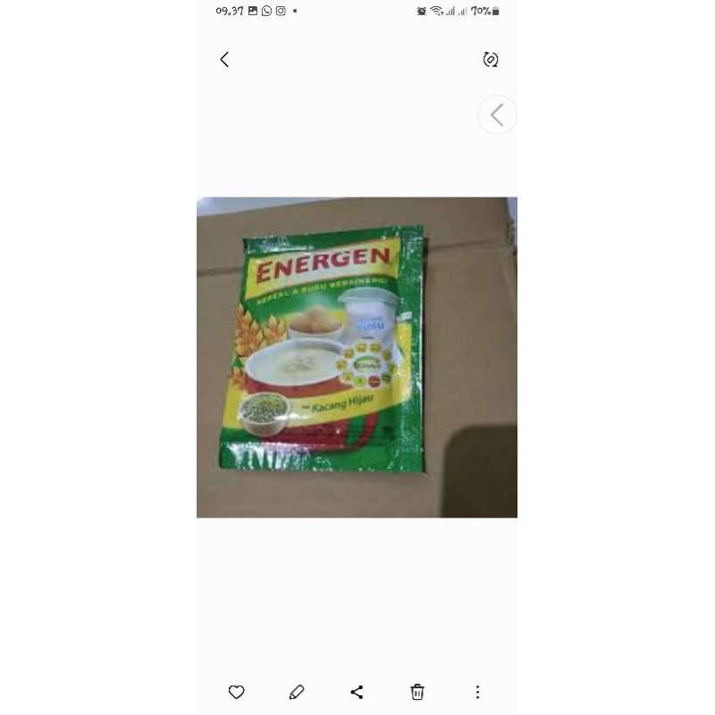 

ENERGEN SEREAL RENCENG 35gr