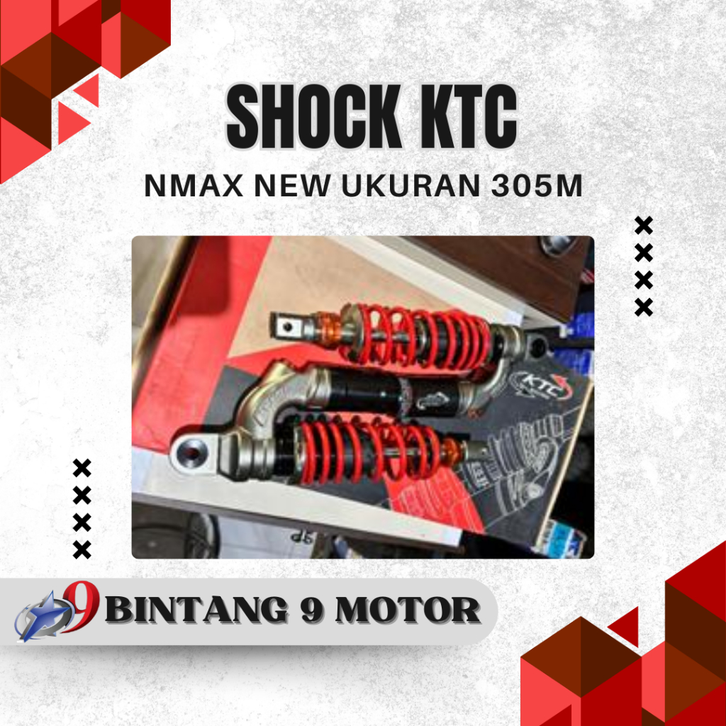 SHOCK (SKOK) KTC NMAX NEW UKURAN 305M-BINTANG SEMBILAN MOTOR
