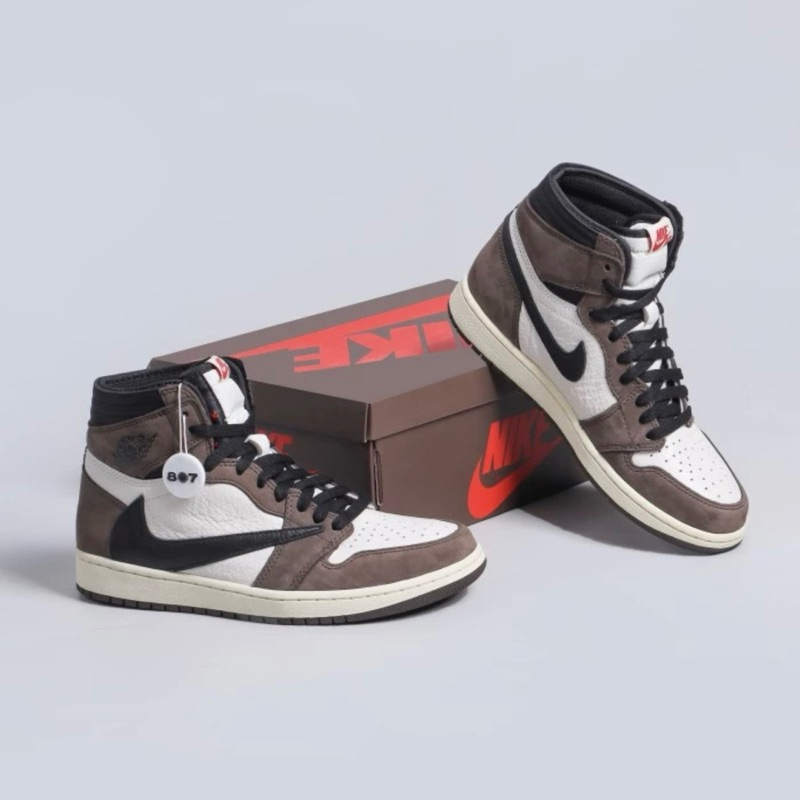 Asli & Ready Air Jordan 1 High Travis Scott Mocha