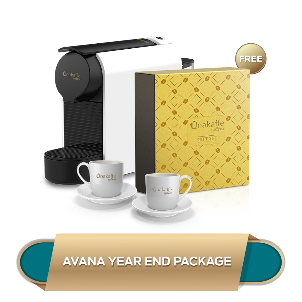 

Excelso Unakaffe Mesin Kopi Kapsul Ventura Avana White Giftset Hampers