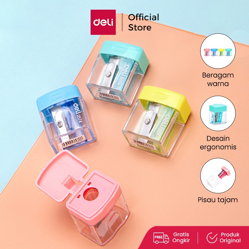 

Deli Sharpener Rautan Pensil Pisau Tajam Tahan Lama Mencegah Kepatahan