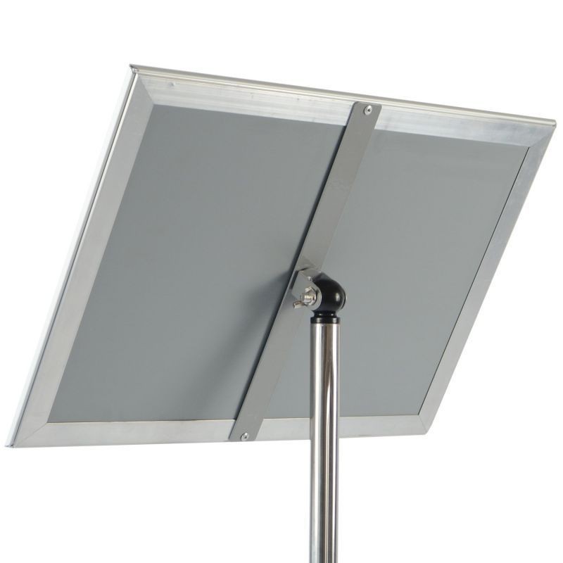 

Standing Sign Frame Floor Stainless Frame Display Stand Display Poster A3/a4 Promo Telescopic