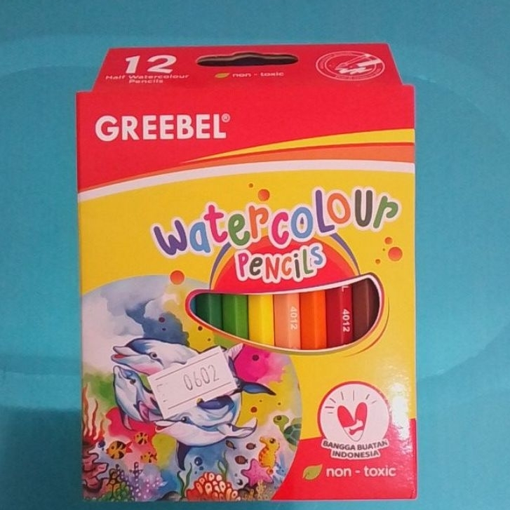 

PENSIL WARNA WATER COLOR GREEBEL 12 WARNA PENDEK TERLARIS