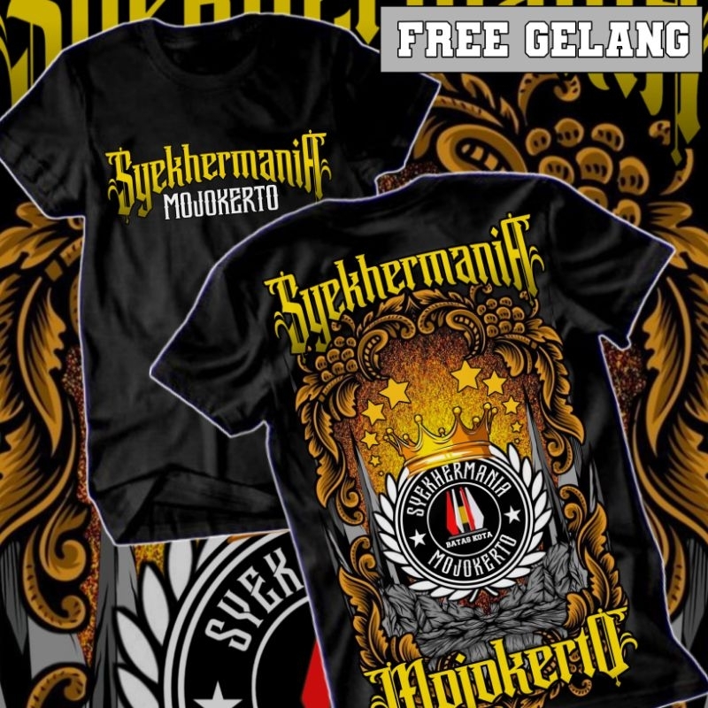 KAOS SYEKHERMANIA MOJOKERTO FREE GELANG KEREN