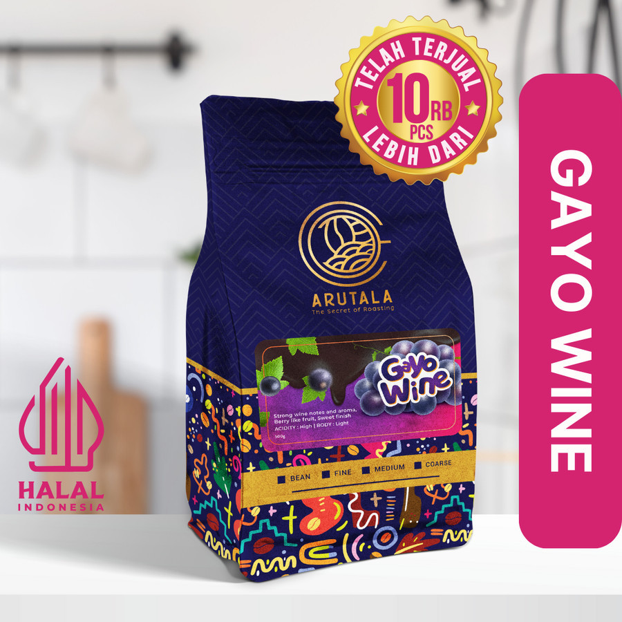 

ARUTALA Kopi Arabika Gayo Wine 500 Gram